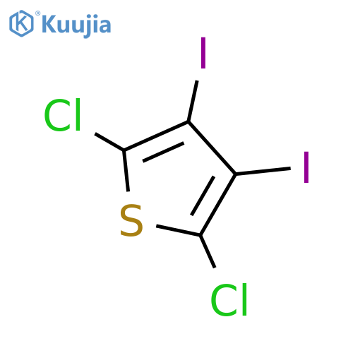 2,5-dichloro-3,4-diiodothiophene structure