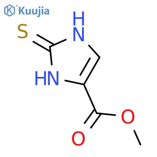 methyl 2-sulfanyl-1H-imidazole-4-carboxylate structure