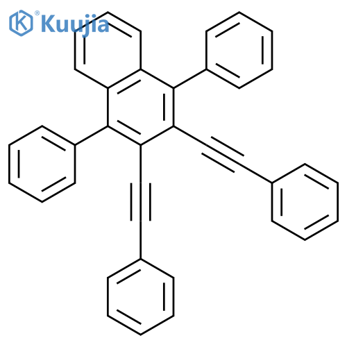 NAPHTHALENE, 1,4-DIPHENYL-2,3-BIS(PHENYLETHYNYL)- structure