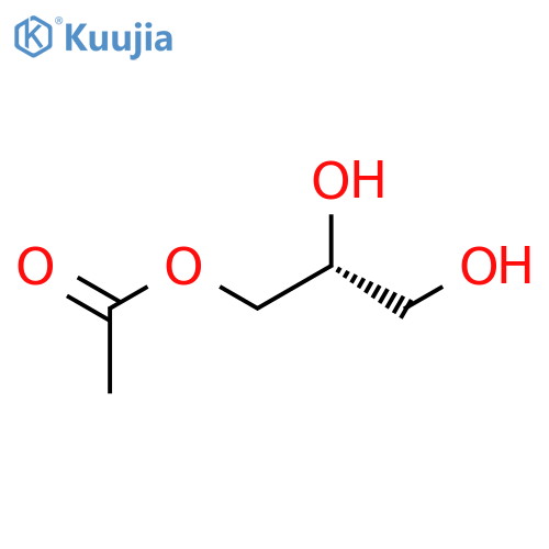1,2,3-Propanetriol, 1-acetate, (R)- structure