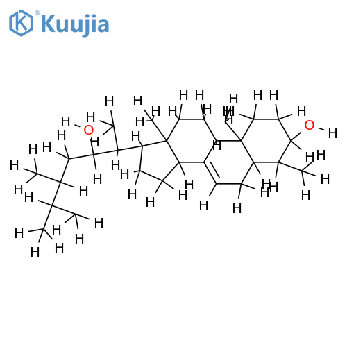 (3beta,4alpha,5alpha,22xi,24xi)-4-Methylergost-7-ene-3,22-diol structure
