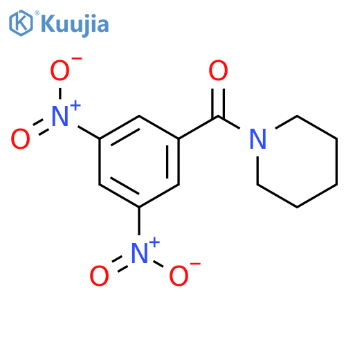 1-(3,5-Dinitrobenzoyl)piperidine structure