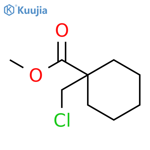 methyl 1-(chloromethyl)cyclohexane-1-carboxylate structure
