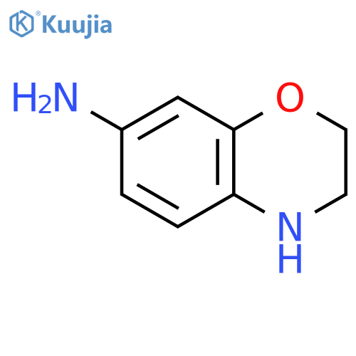 3,4-dihydro-2H-benzo[b][1,4]oxazin-7-amine structure
