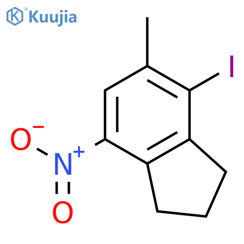 1H-Indene, 2,3-dihydro-4-iodo-5-methyl-7-nitro- structure