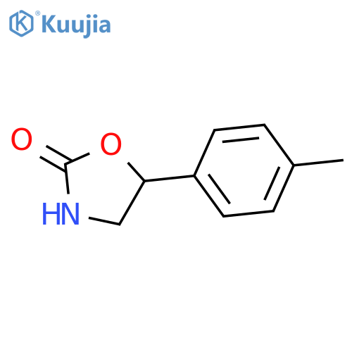 5-(4-methylphenyl)-1,3-oxazolidin-2-one structure