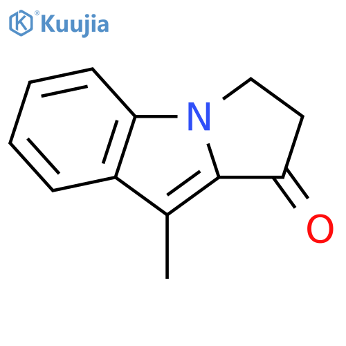 2,3-dihydro-9-methyl-1H-Pyrrolo[1,2-a]indol-1-one structure