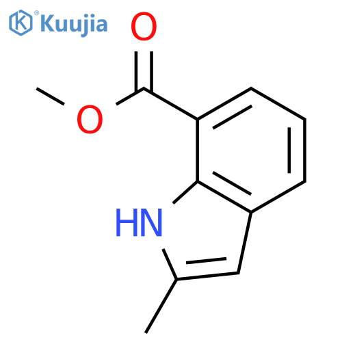 methyl 2-methyl-1H-indole-7-carboxylate structure