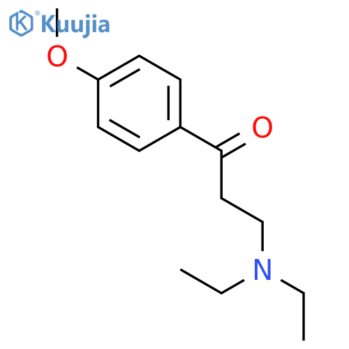1-Propanone, 3-(diethylamino)-1-(4-methoxyphenyl)- structure