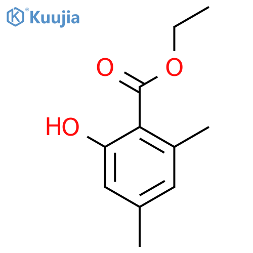 Ethyl 2-hydroxy-4,6-dimethylbenzoate structure