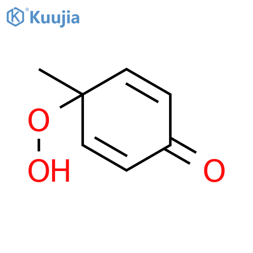 4-Hydroperoxy-4-methylcyclohexa-2,5-dien-1-one structure