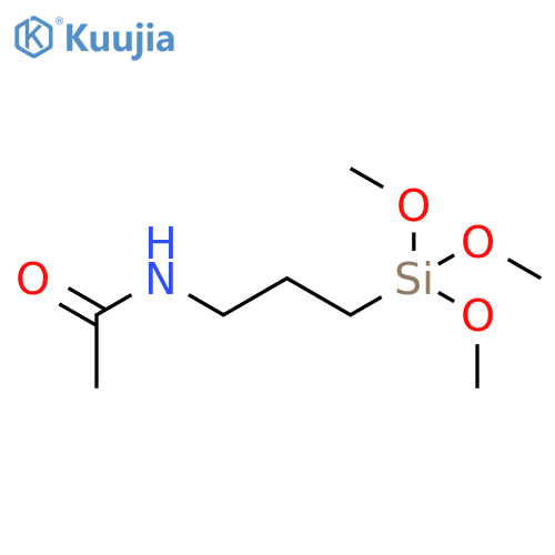 N-[3-(Trimethoxysilyl)propyl]acetamide structure