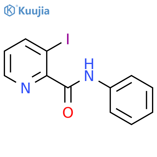 3-Iodo-N-phenyl-2-pyridinecarboxamide structure