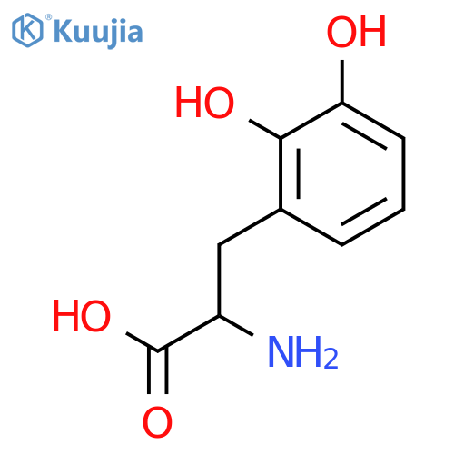 2-Amino-3-(2,3-dihydroxyphenyl)propanoic acid structure