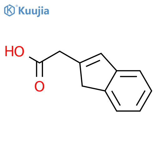 2-(1H-inden-2-yl)acetic acid structure