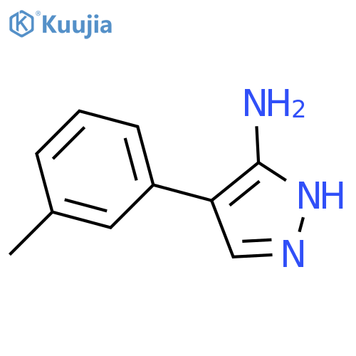 4-(m-Tolyl)-1H-pyrazol-3-amine structure