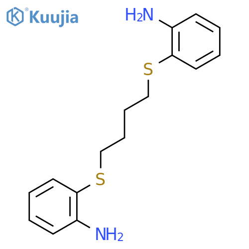 Benzenamine, 2,2'-[1,4-butanediylbis(thio)]bis- structure