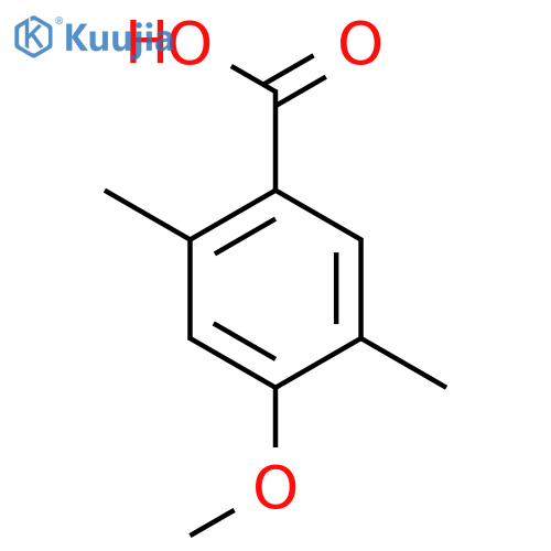 4-Methoxy-2,5-dimethylbenzoic acid structure