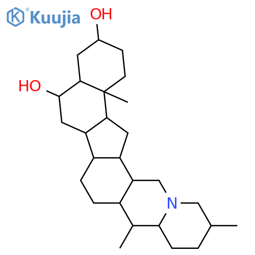 Cevane-3,6-diol, (3b,5a,6a)- (9CI) structure