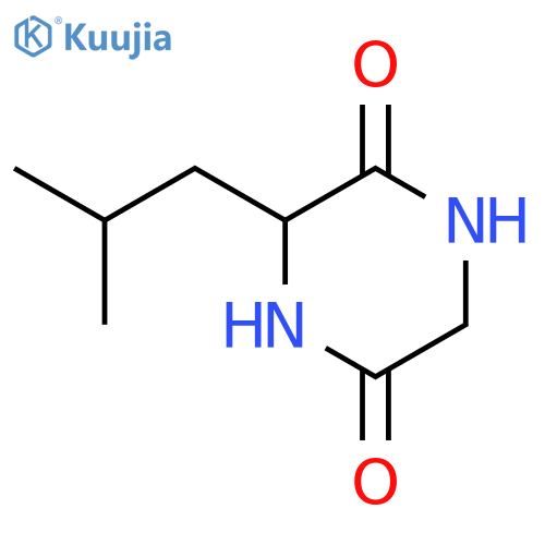 2,5-Piperazinedione,3-(2-methylpropyl)- structure