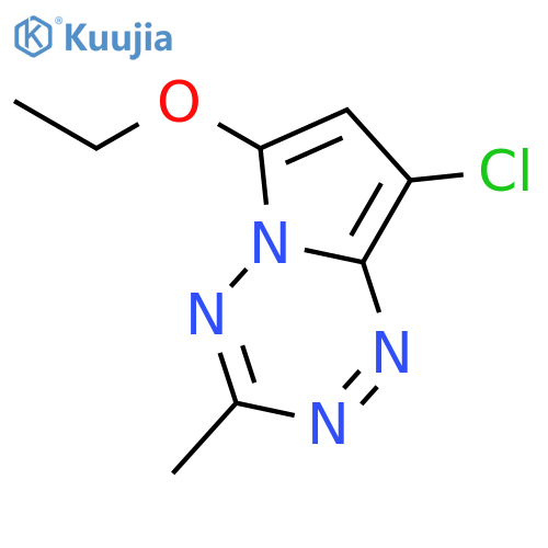 8-chloro-6-ethoxy-3-methyl-Pyrrolo[1,2-b]-1,2,4,5-tetrazine structure