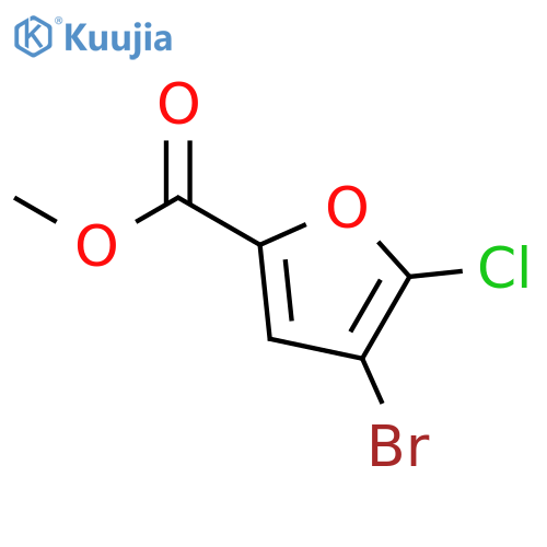 Methyl 4-Bromo-5-chloro-2-furoate structure