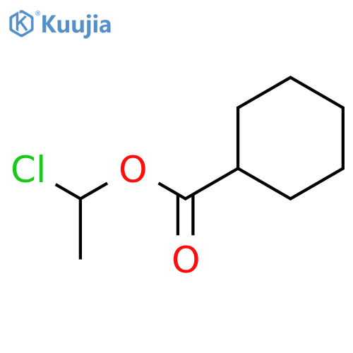 CYCLOHEXANECARBOXYLIC ACID, 1-CHLOROETHYL ESTER structure