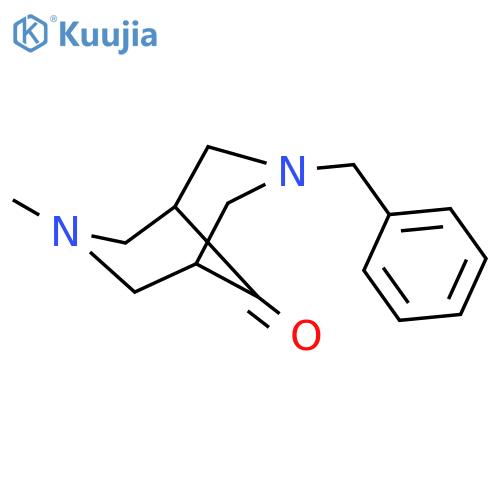 3-Benzyl-7-methyl-3,7-diazabicyclo[3.3.1]nonan-9-one structure