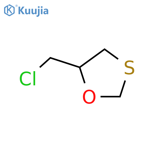 5-(chloromethyl)-1,3-oxathiolane structure
