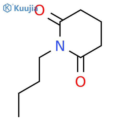 2,6-Piperidinedione, 1-butyl- structure