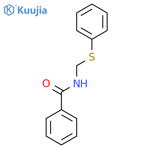 Benzamide, N-[(phenylthio)methyl]- structure