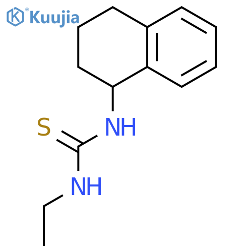 THIOUREA, N-ETHYL-N'-(1,2,3,4-TETRAHYDRO-1-NAPHTHALENYL)- structure