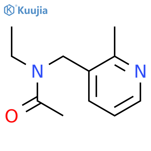 Acetamide, N-ethyl-N-[(2-methyl-3-pyridinyl)methyl]- structure