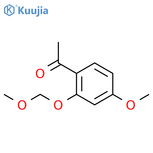 1-[4-Methoxy-2-(methoxymethoxy)phenyl]ethanone structure