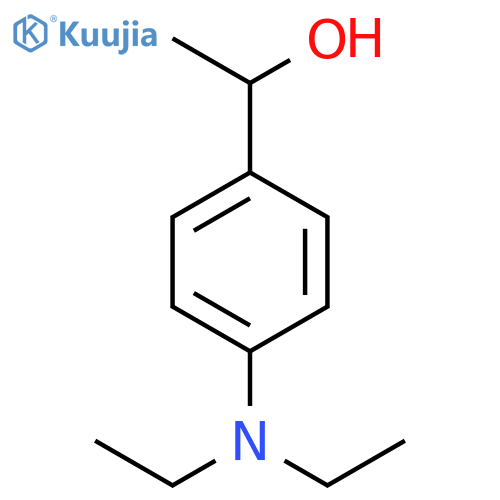 1-[4-(Diethylamino)phenyl]ethanol structure