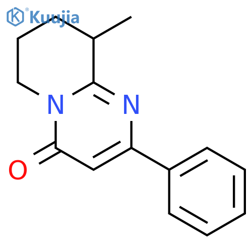 4H-Pyrido[1,2-a]pyrimidin-4-one, 6,7,8,9-tetrahydro-9-methyl-2-phenyl- structure