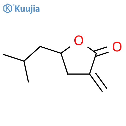 2(3H)-Furanone, dihydro-3-methylene-5-(2-methylpropyl)- structure
