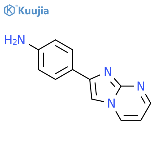 4-{imidazo1,2-apyrimidin-2-yl}aniline structure
