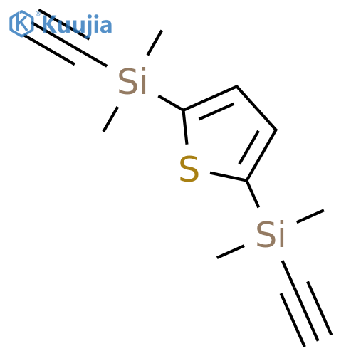 Silane, 2,5-thiophenediylbis[ethynyldimethyl- structure