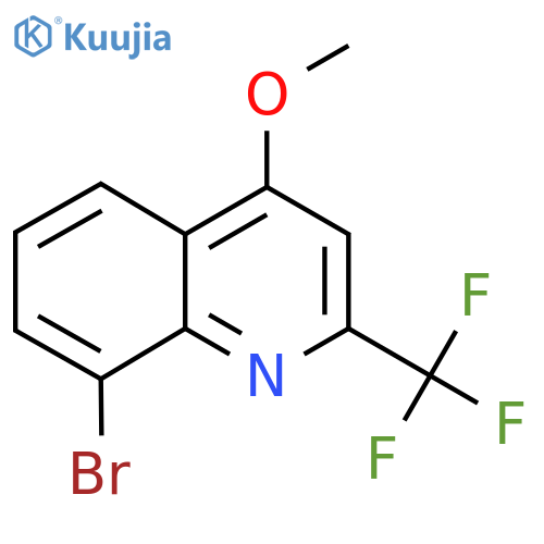 8-Bromo-4-methoxy-2-(trifluoromethyl)quinoline structure