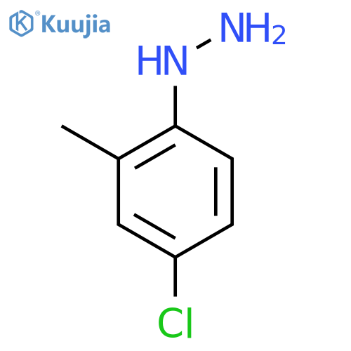 Hydrazine, (4-chloro-2-methylphenyl)- structure