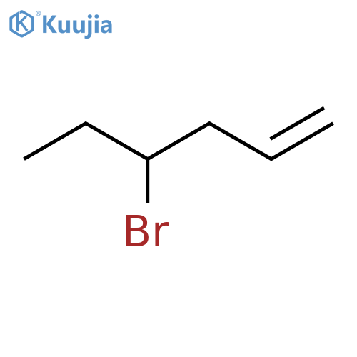 4-bromohex-1-ene structure