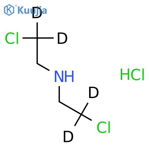 Bis(2-chloroethyl)amine-d4 Hydrochloride structure