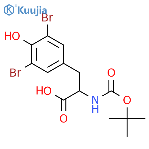 Boc-3,5-Dibromo-L-tyrosine structure