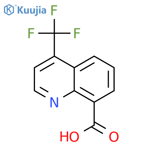 4-(Trifluoromethyl)quinoline-8-carboxylic acid structure