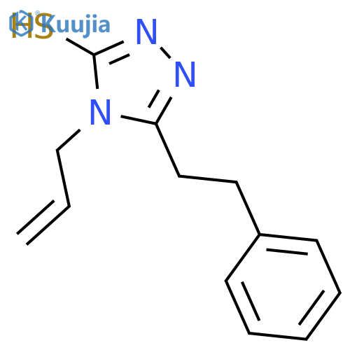 4-Allyl-5-(2-phenylethyl)-4H-1,2,4-triazole-3-thiol structure