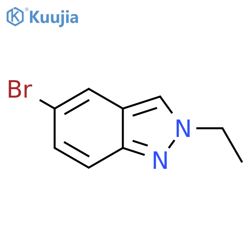 5-Bromo-2-ethyl-2H-indazole structure