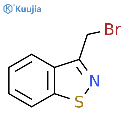 3-(Bromomethyl)-1,2-benzothiazole structure