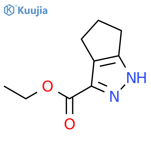 ethyl 1H,4H,5H,6H-cyclopenta[c]pyrazole-3-carboxylate structure