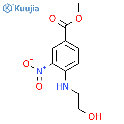 methyl 4-(2-hydroxyethyl)amino-3-nitrobenzoate structure